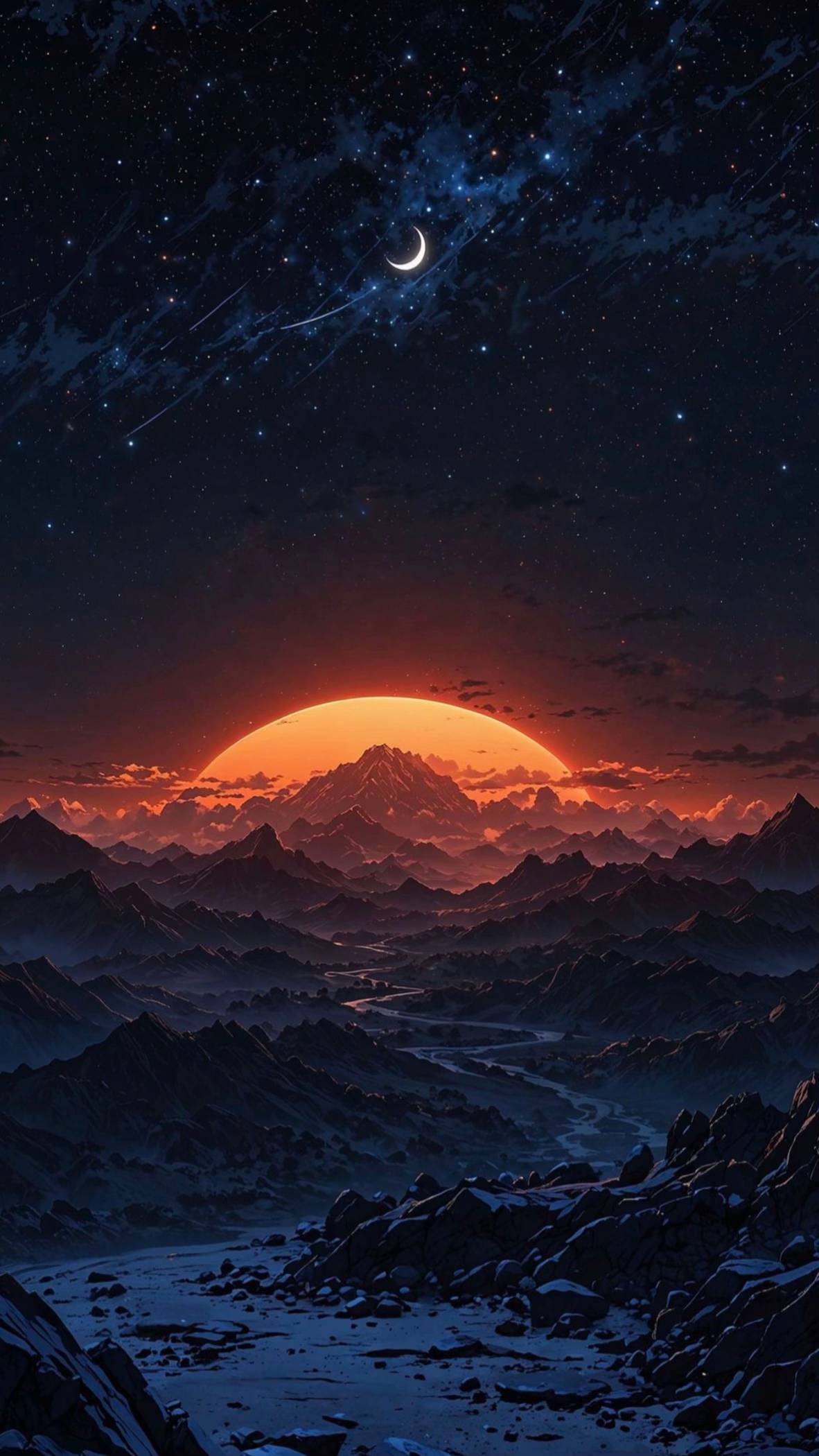 Mountain Range - Nature Wallpaper